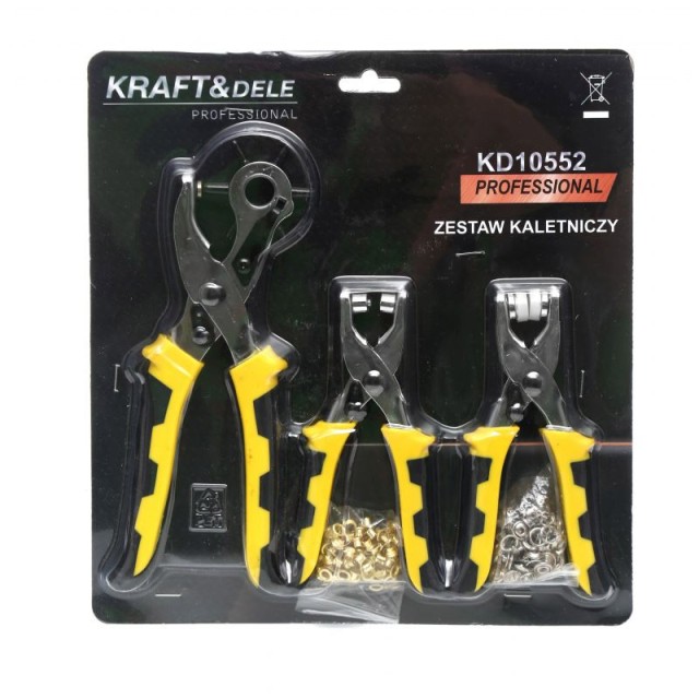 Σετ Εργαλείων για Τρύπημα Ζώνης - Δερμάτων Kraft&Dele KD-10552