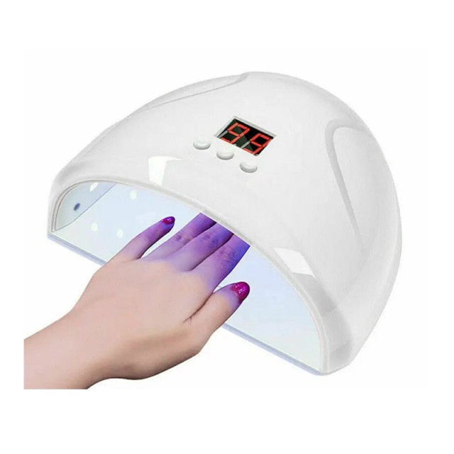 Σετ Φουρνάκι Νυχιών με 12 Λάμπες UV LED 12 W και Τροχός με 5 Κεφαλές Verk Group 5907451346044