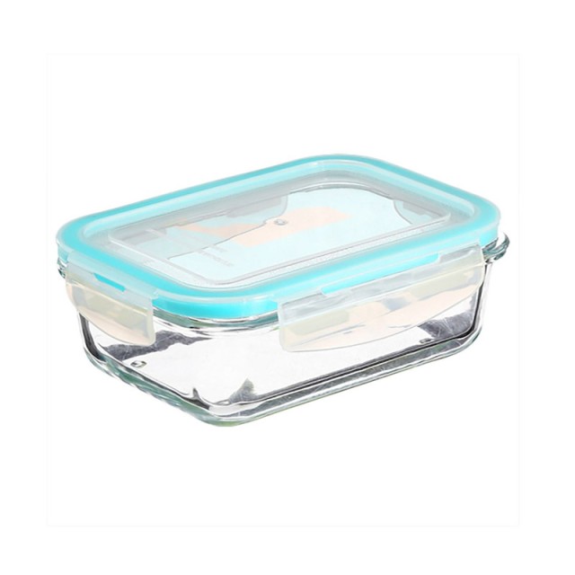 Σετ Γυάλινα Δοχεία Φαγητού με Κλείσιμο Ασφαλείας 23 x 16.5 x 8.5 cm 3 τμχ 5Five Simply Smart 146512