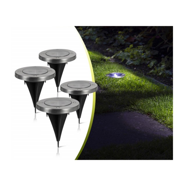 Σετ Ηλιακά LED Φωτιστικά Εδάφους 4 τμχ 3114653 LED Lovers 8719831798742