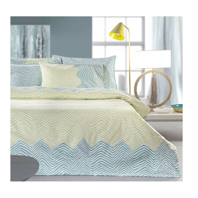 Σετ King Size Σεντόνια με 2 Μαξιλαροθήκες 270 x 265 cm 4 τμχ Illum Verde Guy Laroche 1110092122031
