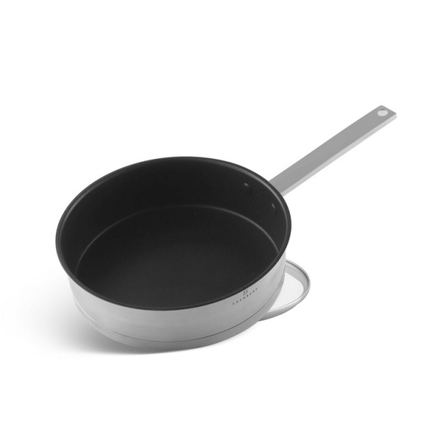 Σετ Μαγειρικών Σκευών από Ανοξείδωτο Ατσάλι με Γυάλινα Καπάκια 12 τμχ Edenberg EB-2401