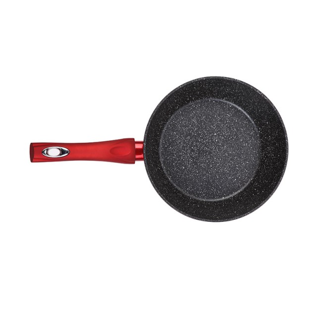 Σετ Μαγειρικών Σκευών με Αντικολλητική Κεραμική Μαρμάρινη Επίστρωση 15 τμχ Χρώματος Κόκκινο Edenberg EB-5612