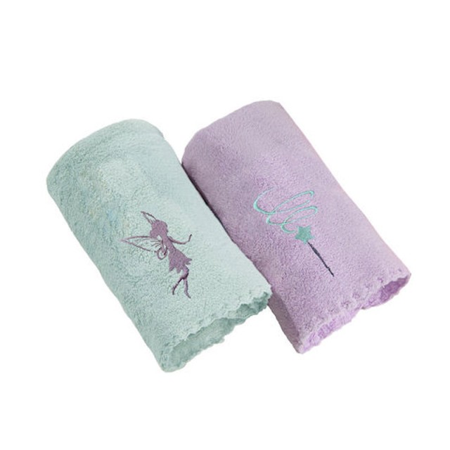Σετ με 2 Βρεφικές Πετσέτες 35 x 50 cm Lila Mint 2 τμχ Girl Set 4 Guy Laroche 1122086222007