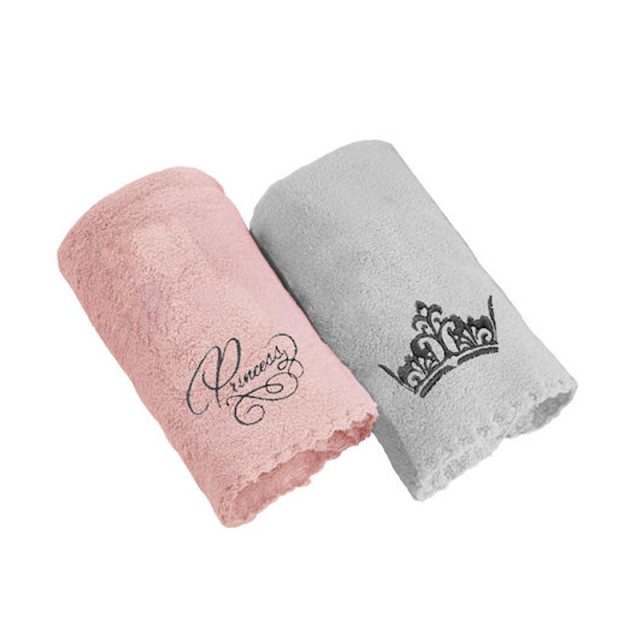 Σετ με 2 Βρεφικές Πετσέτες 35 x 50 cm Pink Blue 2 τμχ Girl Set 2 Guy Laroche 1122086222005