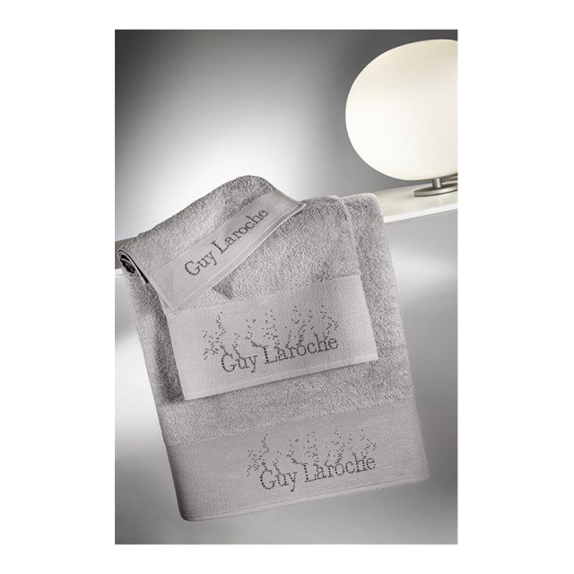 Σετ με 3 Πετσέτες Μπάνιου 100% Βαμβάκι Pandora Silver Guy Laroche 1122090121027