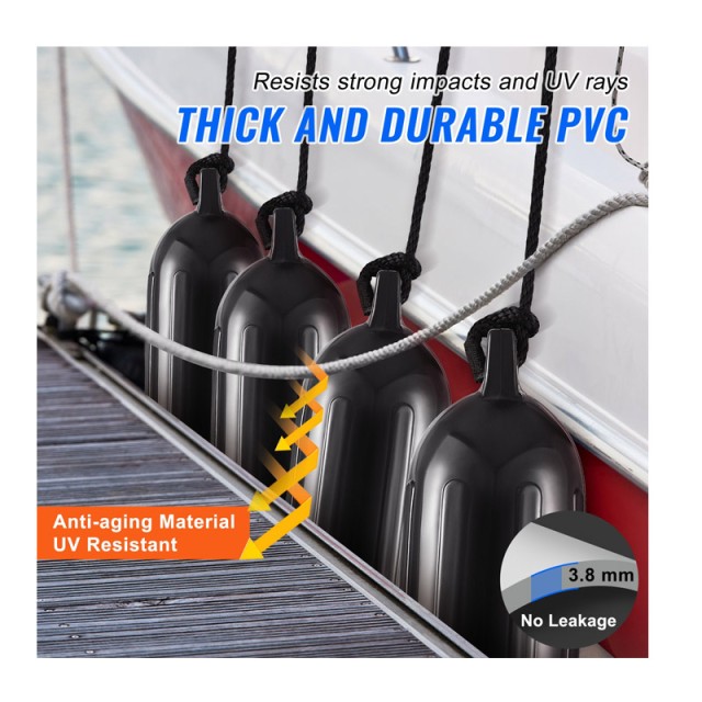 Σετ Μπαλόνια Σκάφους με Διπλό Μάτι 21.5 x 66 cm 4 τμχ VEVOR CYHX4JZ85YCTMBV9EV0