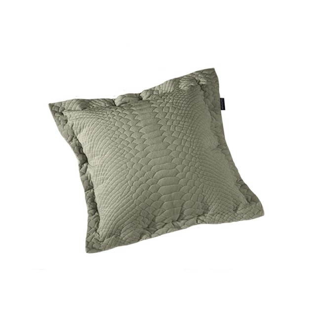 Σετ Ριχτάρι Πολυθρόνας Ultrasoft-Καπιτονέ 130 x 170 cm με Μαξιλαροθήκη 40 x 40 cm 2 τμχ Capsule Khaki Guy Laroche 1133086221023