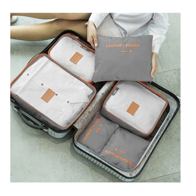 Σετ Τσάντες Οργάνωσης Βαλίτσας 6 τμχ Trizand 23183