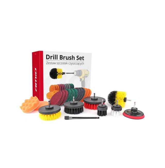 Σετ Βούρτσες Καθαρισμού και Γυαλίσματος για Δραπανοκατσάβιδο 22 τμχ DBS-03 AMiO 02594