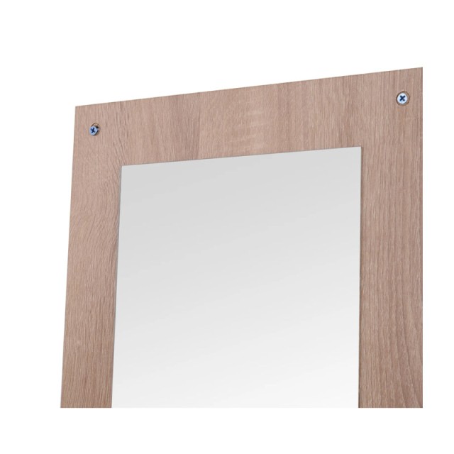 Σετ Ξύλινο Έπιπλο Εισόδου με Καθρέπτη 80 x 27 x 46.5 cm HOMCOM 837-006