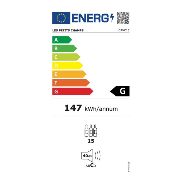Συντηρητής Κρασιών 46 Lt - 15 Φιάλες Les Petits Champs CAVC15