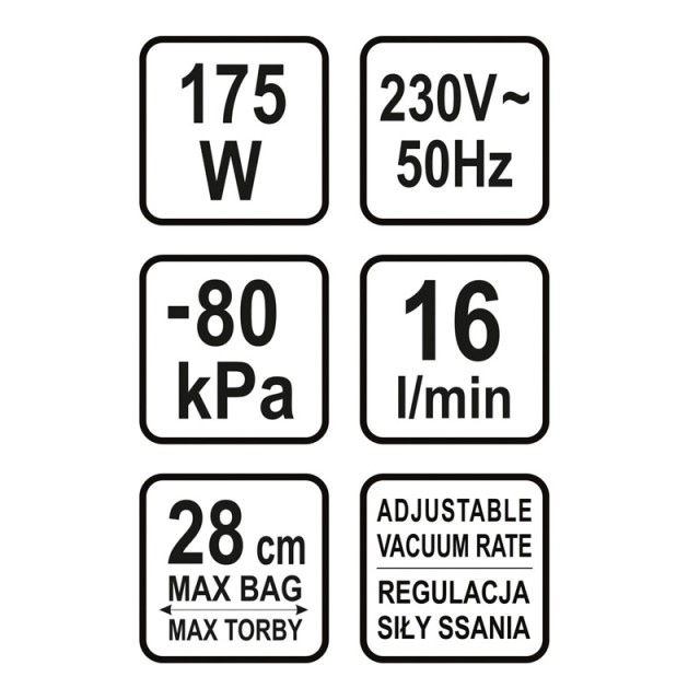 Συσκευή Σφραγίσματος Τροφίμων σε Σακούλα 280 mm LUND 67882
