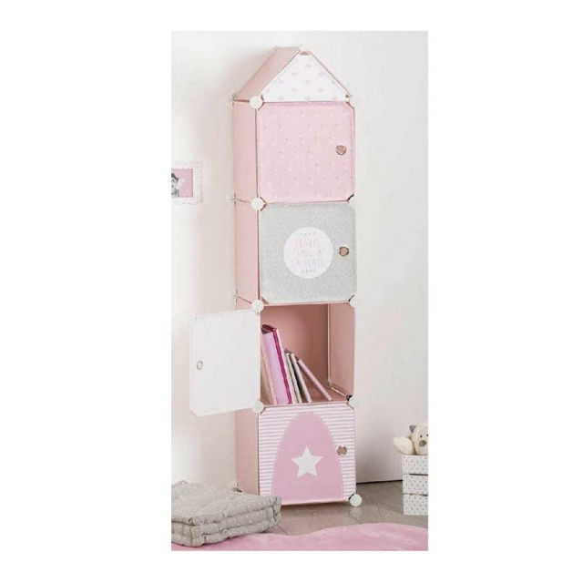 Σύστημα Αποθήκευσης Παιχνιδιών 34 x 32 x 140 cm 4 τμχ Atmosphera 127161A