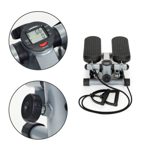 Stepper με Λάστιχα Εκγύμνασης 42 x 29 x 16 cm ModernHome GB-S068