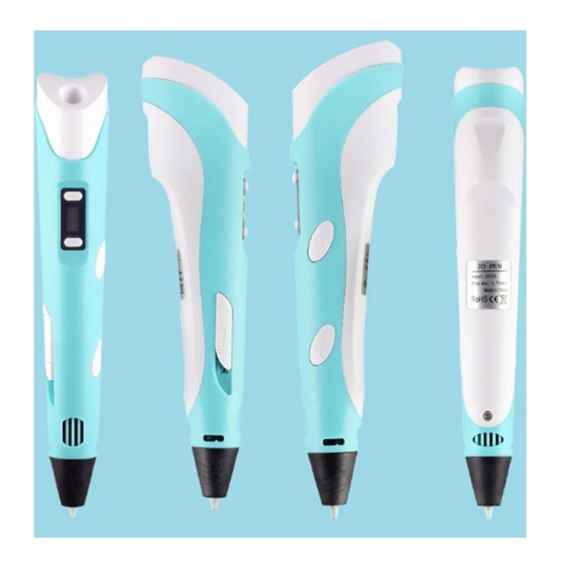 Στυλό Εκτύπωσης 3D με USB Φόρτιση και Νήμα Μπλε SPM PE12