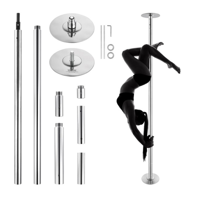 Στύλος Pole Dancing από Ανοξείδωτο Ατσάλι 2226-2824 mm VEVOR DBDJYXYS8610L449GV0