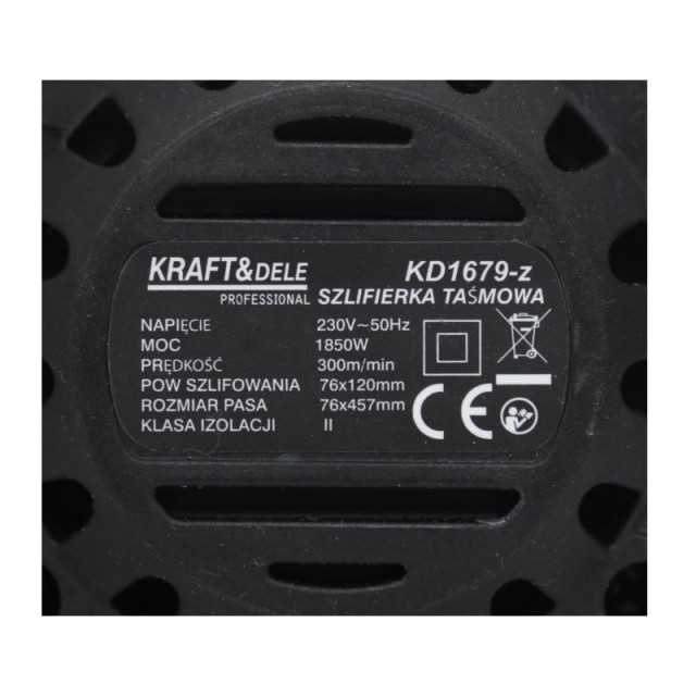 Ταινιολειαντήρας 1850 W 76 x 457 mm Kraft&Dele KD-1679-Z