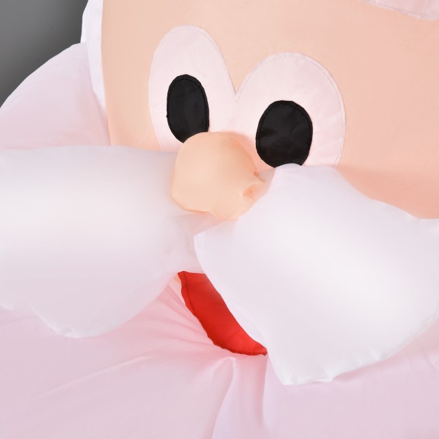 Φουσκωτός Άγιος Βασίλης με Ενσωματωμένα φωτάκια LED HOMCOM 844-404V90