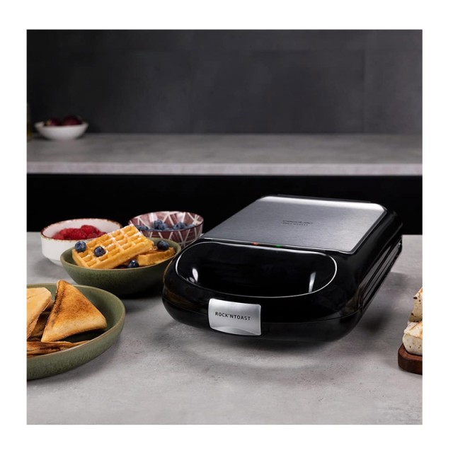 Τοστιέρα - Βαφλιέρα - Γκριλιέρα 1500 W Rockn Toast Family 3 σε 1 Cecotec CEC-03112