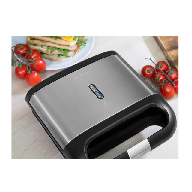 Τοστιέρα - Σαντουιτσιέρα 750 W Rockn Toast Sandwich Squared Cecotec CEC-03054