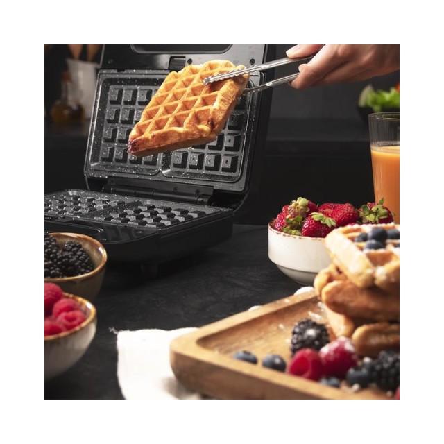 Τοστιέρα - Σαντουιτσιέρα - Βαφλιέρα 3 σε 1 800 W RocknToast 1000 Cecotec CEC-03203