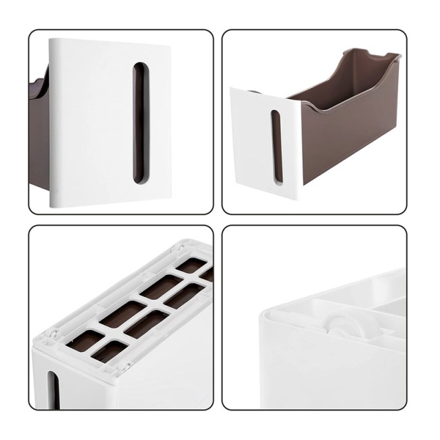 Τρόλεϊ με 4 Συρτάρια 45 x 17 x 84 cm Songmics KFR08WT