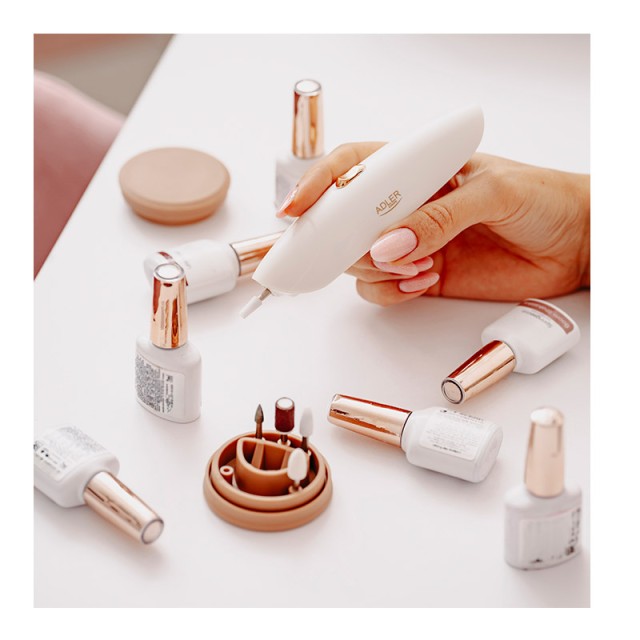 Τροχός Νυχιών Μπαταρίας 5 σε 1 Adler AD-2179