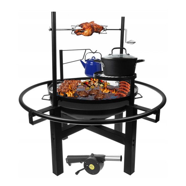 Τζάκι Εξωτερικού Χώρου και Ψησταριά - Μπάρμπεκιου με Κάρβουνο 5 σε 1 98  x 102 cm Kaminer 11827