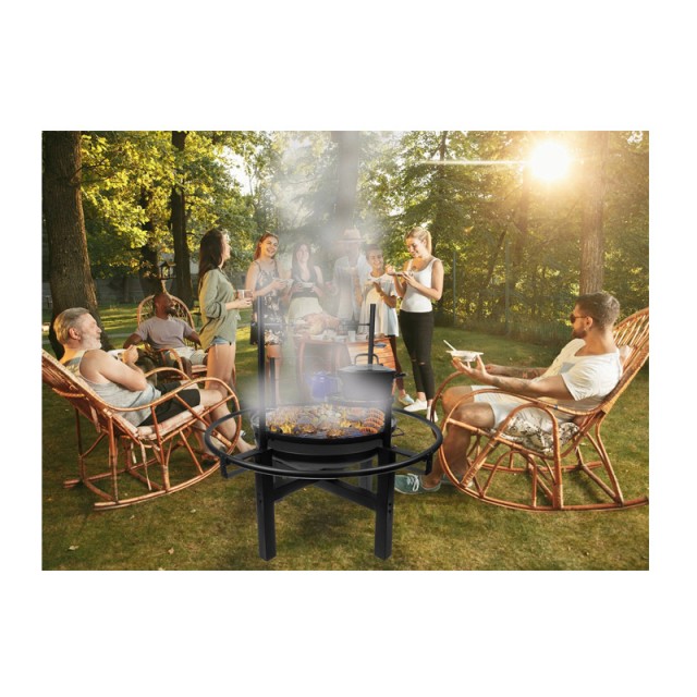 Τζάκι Εξωτερικού Χώρου και Ψησταριά - Μπάρμπεκιου με Κάρβουνο 5 σε 1 98  x 102 cm Kaminer 11827