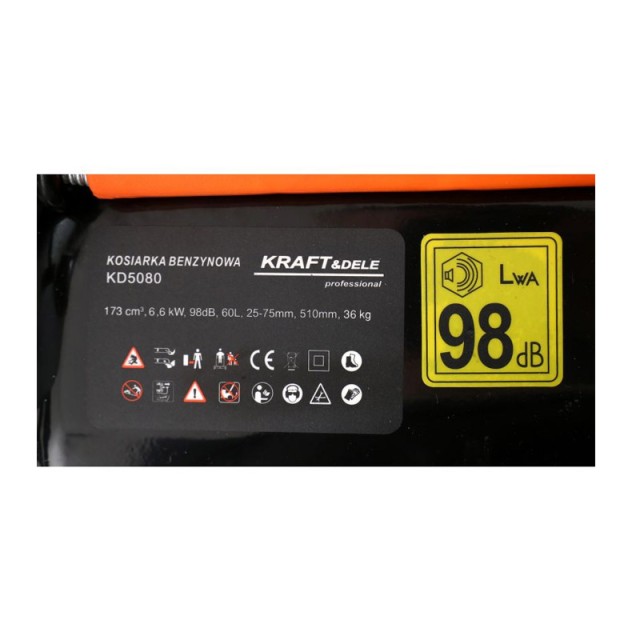 Βενζινοκίνητη Μηχανή Γκαζόν 9 HP Kraft&Dele KD-5080