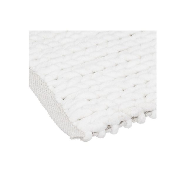 Χαλάκι Μπάνιου 120 x 50 x 2 cm Χρώματος Λευκό 5Five Simply Smart 174727A