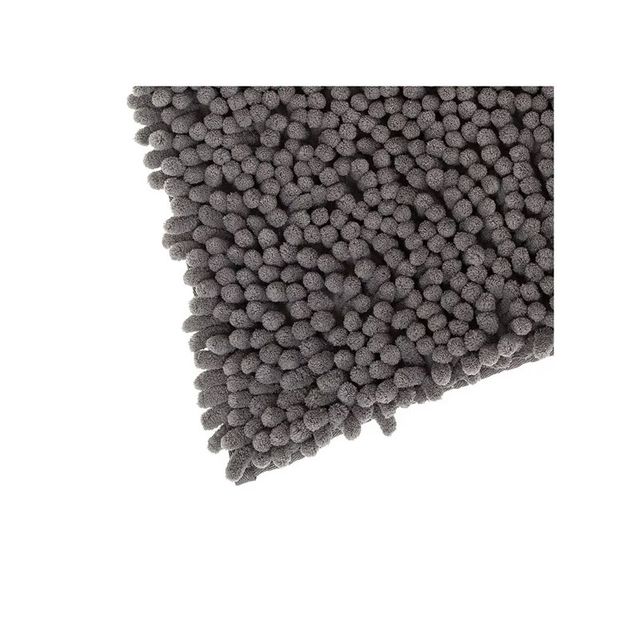 Χαλάκι Μπάνιου 80 x 50 x 3.2 cm Χρώματος Σκούρο Γκρι 5Five Simply Smart 160822H