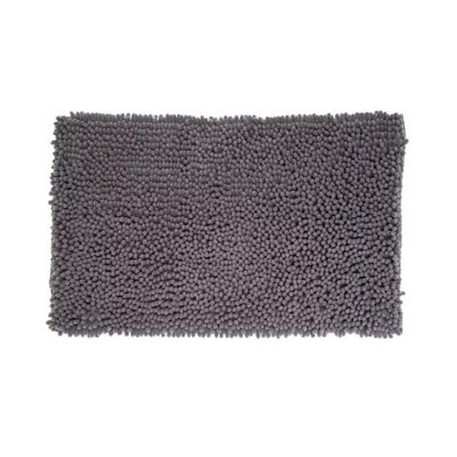 Χαλάκι Μπάνιου 80 x 50 x 3.2 cm Χρώματος Σκούρο Γκρι 5Five Simply Smart 160822H