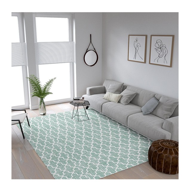 Χαλί 160 x 230 cm Χωρίς Πέλος Marakesh 2 Χρώματος Mint SPM