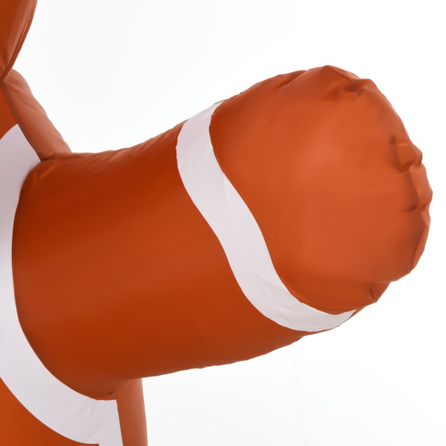 Χριστουγεννιάτικο Φουσκωτό Εξωτερικού Χώρου με Ενσωματωμένα Φώτα LED HOMCOM 844-303V90