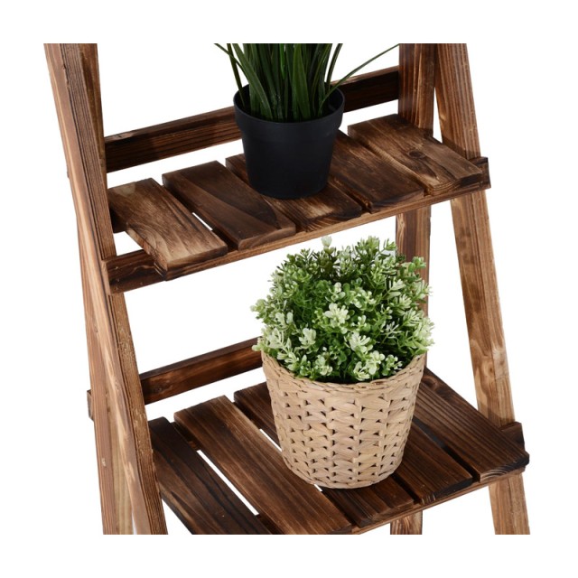 Ξύλινη Πτυσσόμενη Ζαρντινιέρα 3 Επιπέδων 40 x 37 x 93 cm Outsunny 845-111