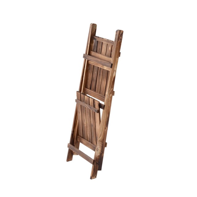 Ξύλινη Πτυσσόμενη Ζαρντινιέρα 3 Επιπέδων 40 x 37 x 93 cm Outsunny 845-111