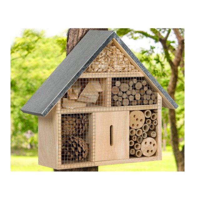 Ξύλινη Φωλιά για Έντομα 30 x 9 x 28 cm Inkazen 10111220