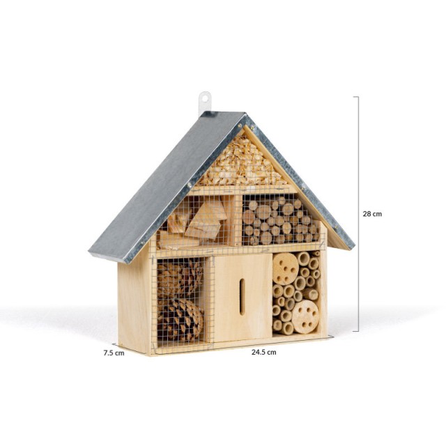Ξύλινη Φωλιά για Έντομα 30 x 9 x 28 cm Inkazen 10111220