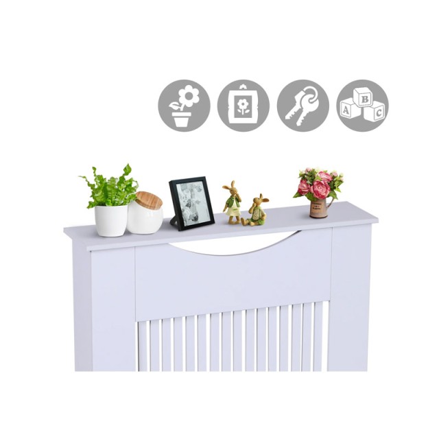 Ξύλινο Κάλυμμα Καλοριφέρ / Ντουλάπι Θέρμανσης 82 x 19 x 78 cm HOMCOM 820-149