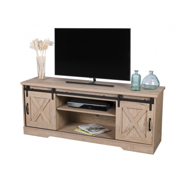 Ξύλινο Έπιπλο Τηλεόρασης 150 x 39.5 x 59.5 cm Manhattan Urban Living 152013