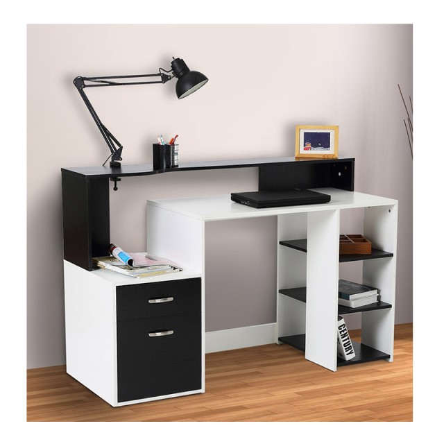Ξύλινο Γραφείο Υπολογιστή 137 x 55 x 92 cm HOMCOM 920-026