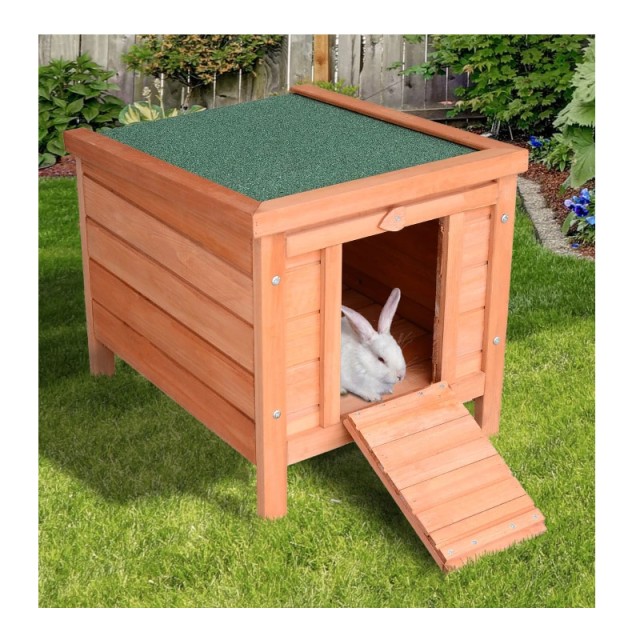 Ξύλινο Κλουβί Εξωτερικού Χώρου - Σπίτι Μικρών Ζώων 51 x 42 x 43 cm PawHut D2-0047