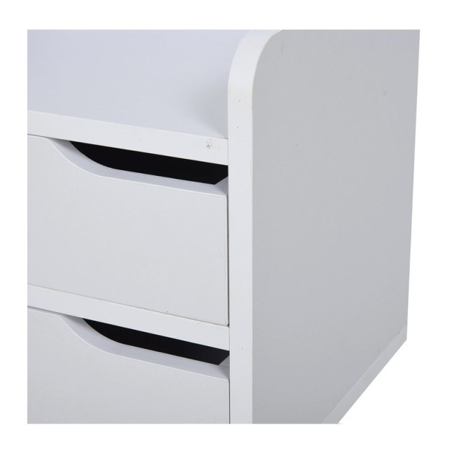 Ξύλινο Κομοδίνο με 2 Συρτάρια 33 x 28 x 42 cm HOMCOM 831-294