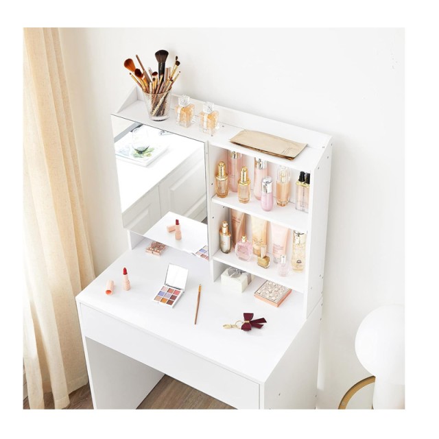 Ξύλινο Μπουντουάρ με Καθρέπτη 70 x 40 x 136 cm VASAGLE RDT118W01