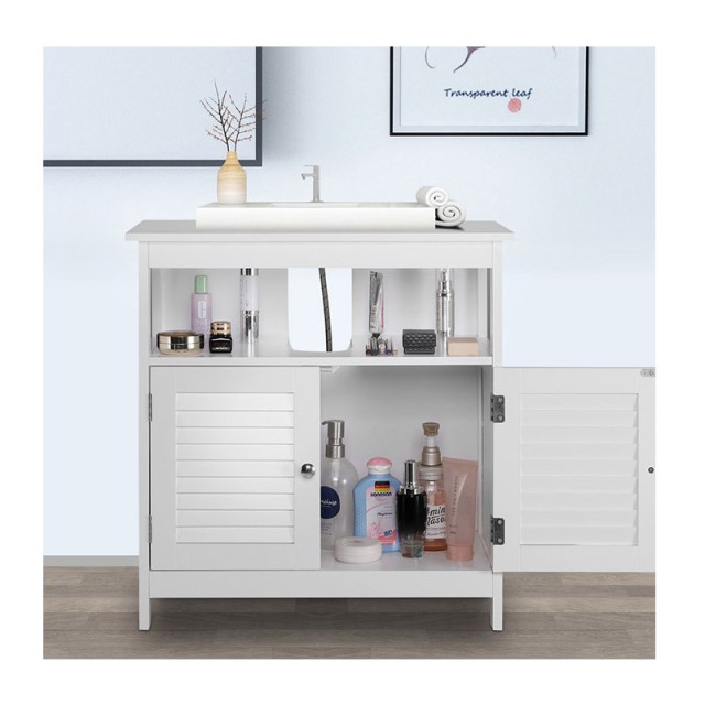 Ξύλινο Ντουλάπι Νιπτήρα 60 x 30 x 60 cm Bakaji 02814578