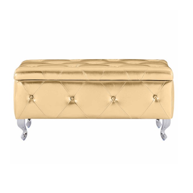 Ξύλινο Ταμπουρέ με Αποθηκευτικό Χώρο 96 x 46 x 43 cm Bakaji 02839347