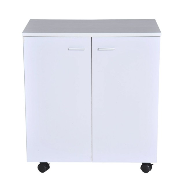 Ξύλινο Τροχήλατο Ντουλάπι Γραφείου 60 x 35 x 65 cm HOMCOM 02-0627