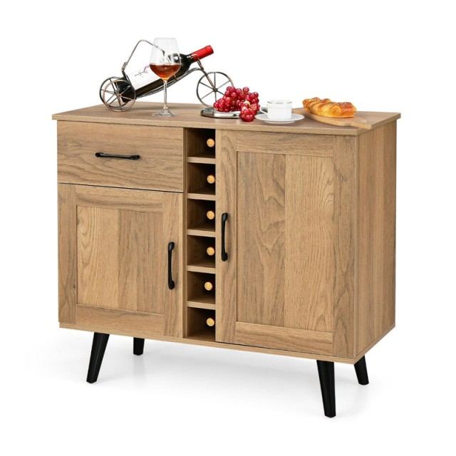 Ξύλινος Μπουφές 90 x 40 x 79 cm Costway JV10788